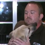 Sgt. Derek Kolb and his service dog Hank